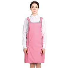 네오브릭 방수앞치마 단면 사선파이핑 소 68X75 9color, 핑크, 1개