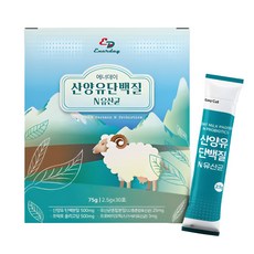 분리 유청단백 프로틴 BCAA 에너데이 산양유 단백질 앤 유산균 30포 스틱 먹기 편한, 4박스, 75g