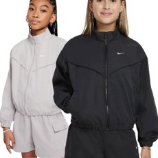 [나이키 키즈 주니어] 여아 바람막이 자켓 크롭 2컬러