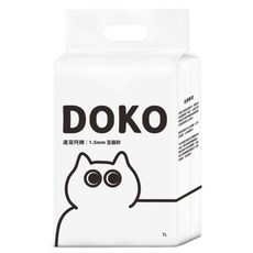 【DOKO】速凝阿姨豆腐砂1.5mm經典款貓砂除臭限宅配, 1套, 草本植萃6包(限賣家宅配), 17kg, 薰衣草