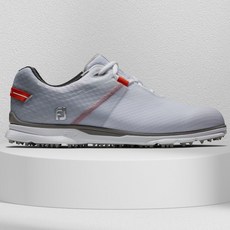 풋조이 PRO SL SPORT 남성 골프화 53853 화이트/라이트그레이/오렌지
