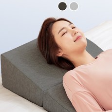닥터신 위편한베개 역류방지 속편한 경사베개 침대등받이 다기능 웨지필로우 쿠션, 본품+다크그레이커버, 1개