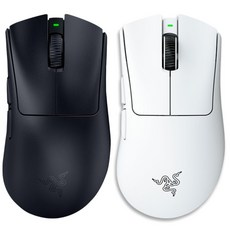 Razer 雷蛇 DeathAdder V4 Pro 無線電競滑鼠, 黑色,主商品+黑色素面鼠墊