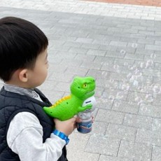 LED 공룡 버블건 버블버블공룡, 1개