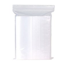 진주바다 지퍼백 20X28cm 100매 PE 두꺼운 비닐팩 0.1T, 100개, 1세트