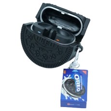 갤럭시 버즈3 버즈3프로케이스, 버즈3프로, NO.6-1 검정과자과자박스키링세트, 1개