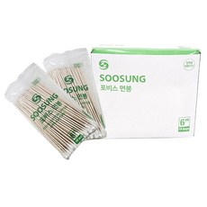 롱면봉 수성 15cm 100pcs 1봉 긴면봉 솜면봉, 10개