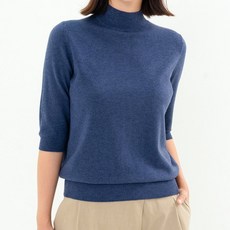 18컬러) 니트코어 여자 봄 가을 간절기 부드러운 베이직 반목 하프목 폴라 반폴라 7부 칠부 니트 니트티 티셔츠 스웨터