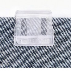 아이셀로 바지 옷핀 밑단 기장 고정 클립, 투명, 10개