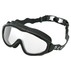 슈나이더 아동용 와이드 고글형 수경 SNP-XC05, 블랙, 1개