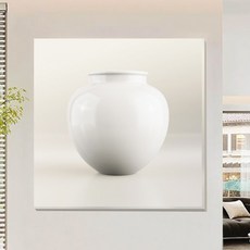 라라공방 풍수 다복 달항아리 그림 거실 액자