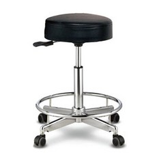 국산 진찰의자 미용 실험실의자 병원 요양원 빵의자 원형 스툴의자 진료, 링사발다리 바퀴