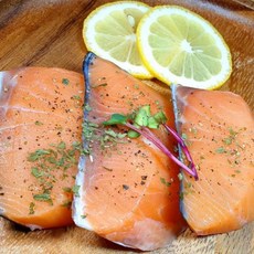 미소 순살 수제 손질 뼈없는 연어구이500g(약100g5팩) + 소스증정, 1개