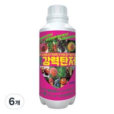 농업마켓365 융전 강력탄저 액제 탄저병 예방 식물조직 강화, 500ml, 6개