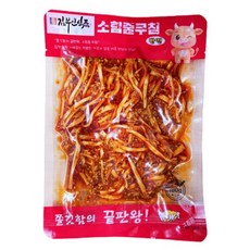 김부인식품 소힘줄무침 국내제조 매콤 달콤 소힘줄 반진 반찐 뉴반찐 반찬 밥도독 소스지 정통힘줄 술안주 쫄깃, 10개, 50g