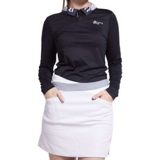 [바운싱백] 나염 카라 여성골프티셔츠 기능성 긴팔