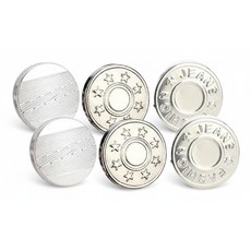 요즘일상 바지 허리줄임단추 요술단추 허리조절 클립 후크, 2번, 1개