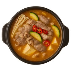 채선당 [채선당] 차돌 된장찌개 밀키트 3인분, 810g, 1개