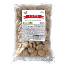 국내산 돼지고기 50% 고급 완자 동그랑땡 1kg 전 육전 반찬, 1개