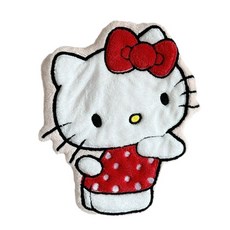 모던시스터즈 캐릭터 핸드 타올 주방 욕실 고리 손 수건 집들이선물, 키티