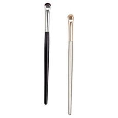 일호장신구 초승달 아이 라이너 브러쉬 2색 1세트 날렵한 아이라인 젤 그리기 부드러운, 초승달아이라이너브러쉬2색 골드 블랙, 1개