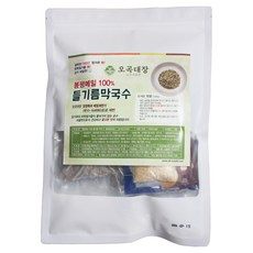 오곡대장 봉평 들기름 막국수 (2인분) 국산메밀면100% 간편식 밀키트, 1개