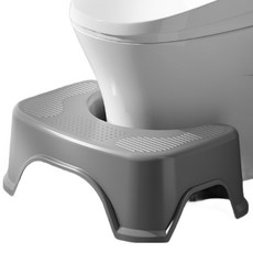 코코쥬 논슬립 쾌변 변기 발받침대, 그레이