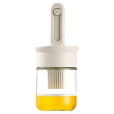 귀월미 실리콘 브러시 오일병 주방 필수템 오일 브러시 일체형 오일병, 1개, 150ml