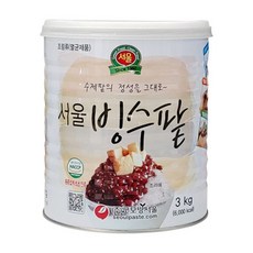 자연일로 굿모닝서울 빙수팥 팥빙수팥 통조림 팥빙수재료, 1개, 3kg