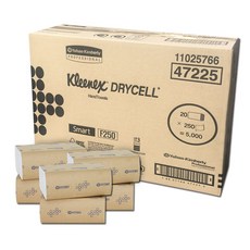 크리넥스 업소용 드라이셀 핸드타올 스마트 F250, 250개, 20세트