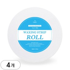 오아소 왁싱 제모용 부직포천 롤 7cm X 100m, 4개