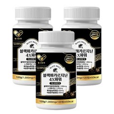 활기찬아침 페루 산삼 블랙마카1966mg 블랙마카르지닌 4X파워 1000mgx120정 한달분 야관문 흑마늘 아르지닌 HACCP인증, 1세트, 180회분