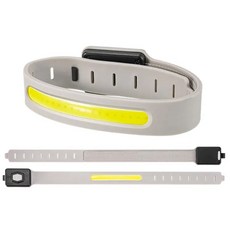 실버카우 LED 암밴드 생활방수 야간 산책 라이딩 러닝, 1개, 그레이
