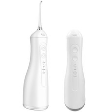 별의 바다 대용량 위생적인 신축식 구강세정기 건강한 구강관리 물치실 무선 코드레스+ 팁 3개, 단품, 흰색