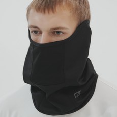 커터앤벅 프리미엄 방한 마스크/자외선 차단 페이스커버 - CBU4WMA841, 블랙, 1개