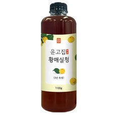 윤고집 하동 황매실청 매실장인 3년숙성, 1개, 1개입, 1.1kg