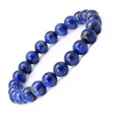 버드건강스토아 9월의탄생 무늬천연청금석 10mm 팔찌, 1개