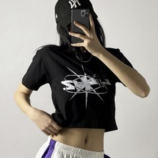 [당일출고] 디디댄스 자체제작 컬러 레이저 스타 크롭 댄서복 줌바닷컴 방송댄스의상 댄스복 에어로빅 무대의상