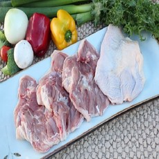 치킨마켓 국내산 냉동 닭정육 사이정육 닭다리살 1kg(1kg x 1팩), 1개