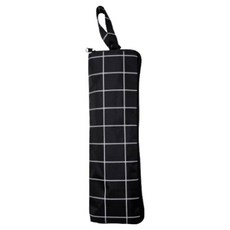 우산 방수파우치 물기흡수 극세사 커버 케이스, 1개, 블랙