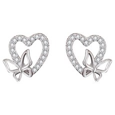 소온 (SO:ON) 은 귀걸이 S925 하트 나비 데일리 이어링