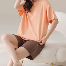 루미빈 여성 여름 브라캡 반팔 반바지 홈웨어 상하의세트