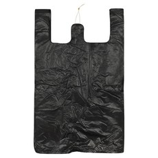 일반 검정 손잡이 비닐봉투, 200개, 10L