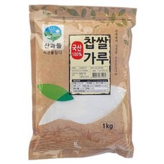 산과들 국내산 100% 건식 찹쌀가루 (선택), 1kg, 7개