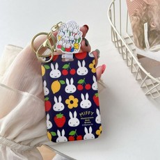 모던시스터즈 미피 토끼 학생증 교통카드 사원증 카드홀더 카드 커버 케이스 키링