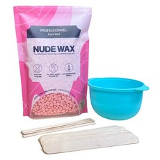 누드왁스 핑크 왁싱키트 제모 왁스 대용량, 460g, 1개