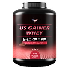 유에스게이너 단백질 고함량 가성비보충제 No.1 벌크업프로틴 게이너, 1개, 3.2kg