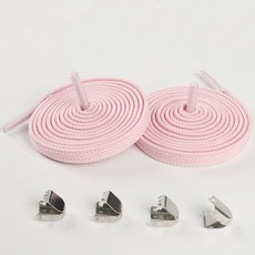 브로키 신발끈 클립 매듭없는 고무줄 운동화끈