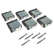 상하좌우 조절호차 삼연동문 호차 오메가호차 3연동중문롤러 셀프교체, 6개