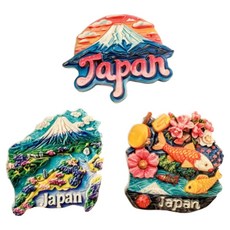 인테리어 세계 여행 컬렉션 기념품 냉장고 자석 일본, 후지산